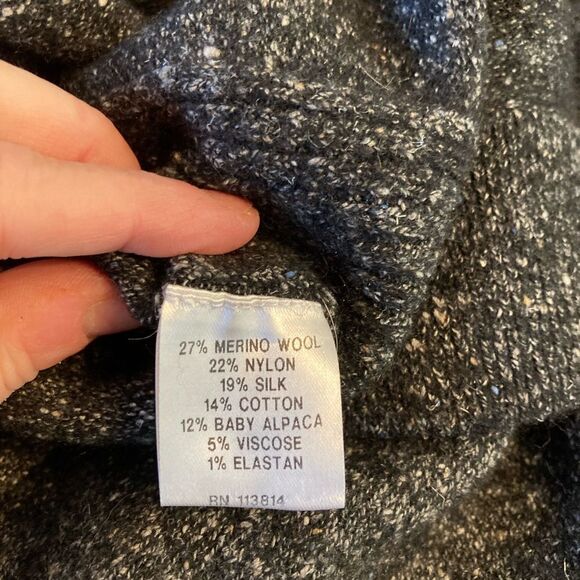 Billy Reid Luxurious Italian wool, alpaca sweater pants,elastic waist rolled hem - Picture 8 of 9